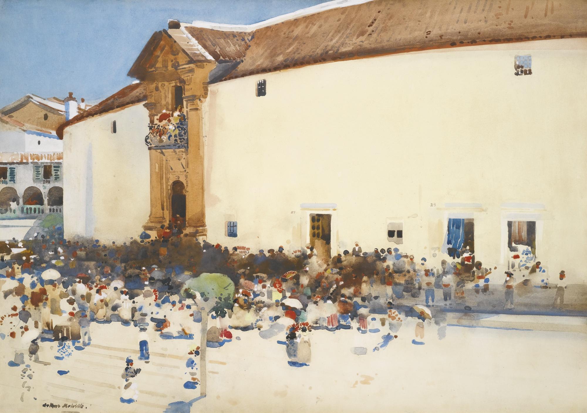 Arthur Melville, A.R.S.A., R.S.W. A.R.S. - Outside The Bullring