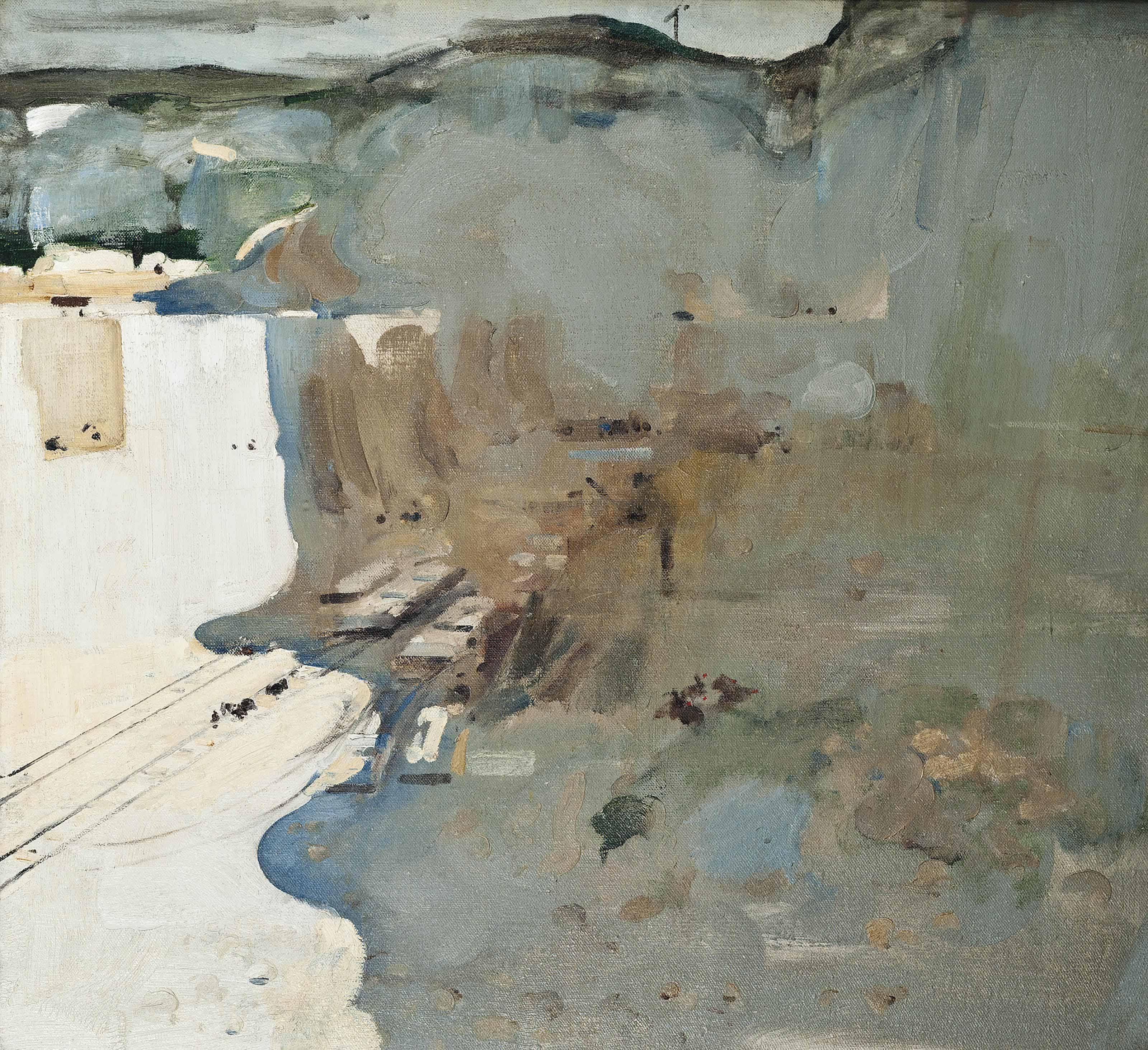 Arthur Melville, A.R.S.A., R.S.W., R.W.S. - The chalk cutting