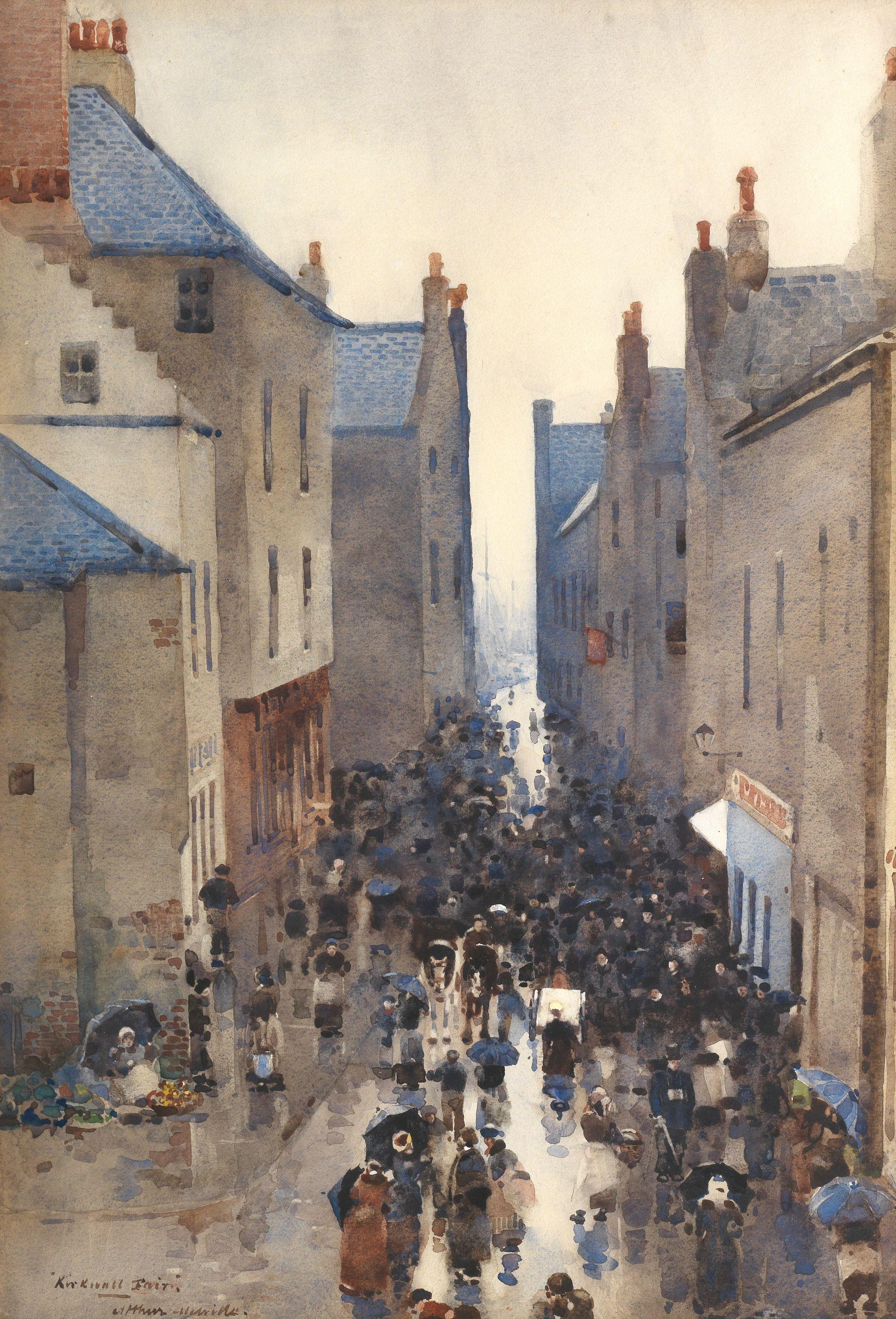 Arthur Melville ARSA RSW ARS - Kirkwall Fair