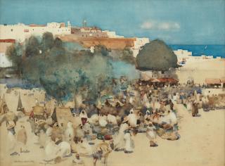 Arthur Melville ARSA RSW ARS - The Soko, Tangiers