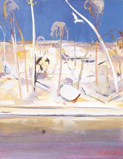 Arthur Merric Bloomfield Boyd - River Bank with Boulder