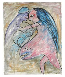 Arthur Merric Bloomfield Boyd - Two figures