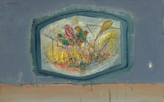 Arthur Okamura - Fingerprint with Waiting Birds