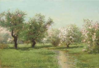 Arthur Parton - The Orchard In Spring