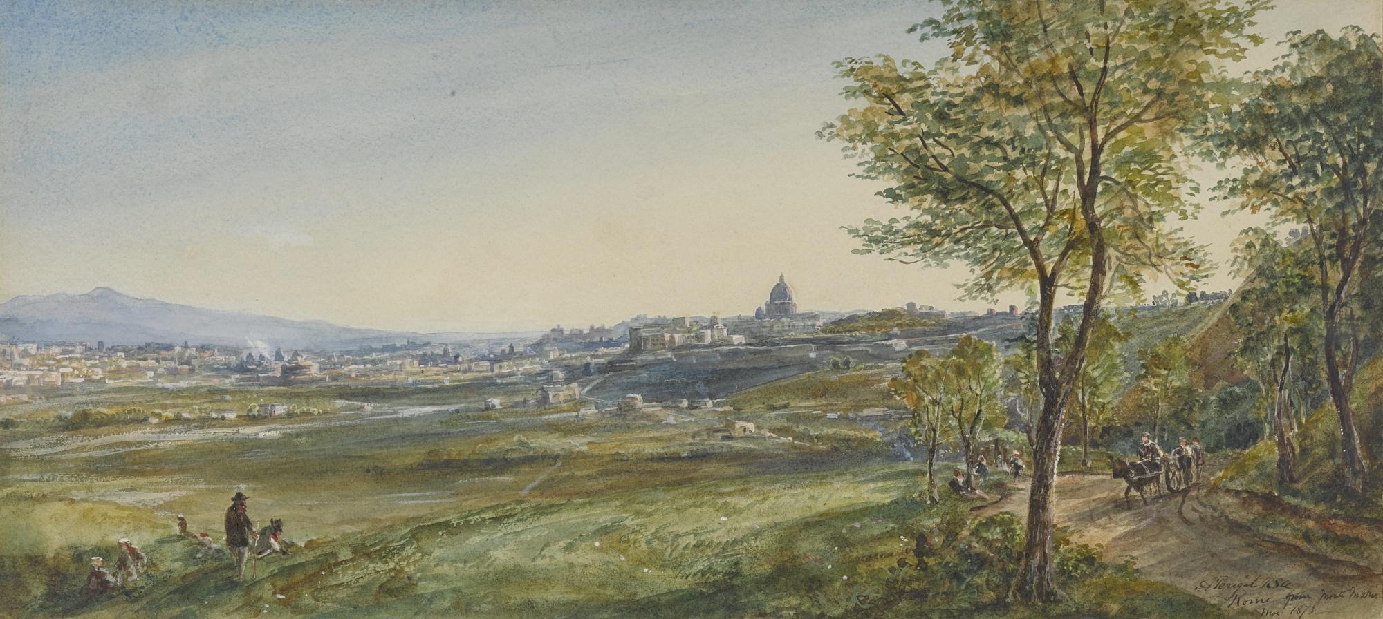 Arthur Perigal, R.S.A. - Rome From Monte Mario 