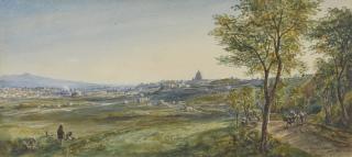 Arthur Perigal, R.S.A. - Rome From Monte Mario 