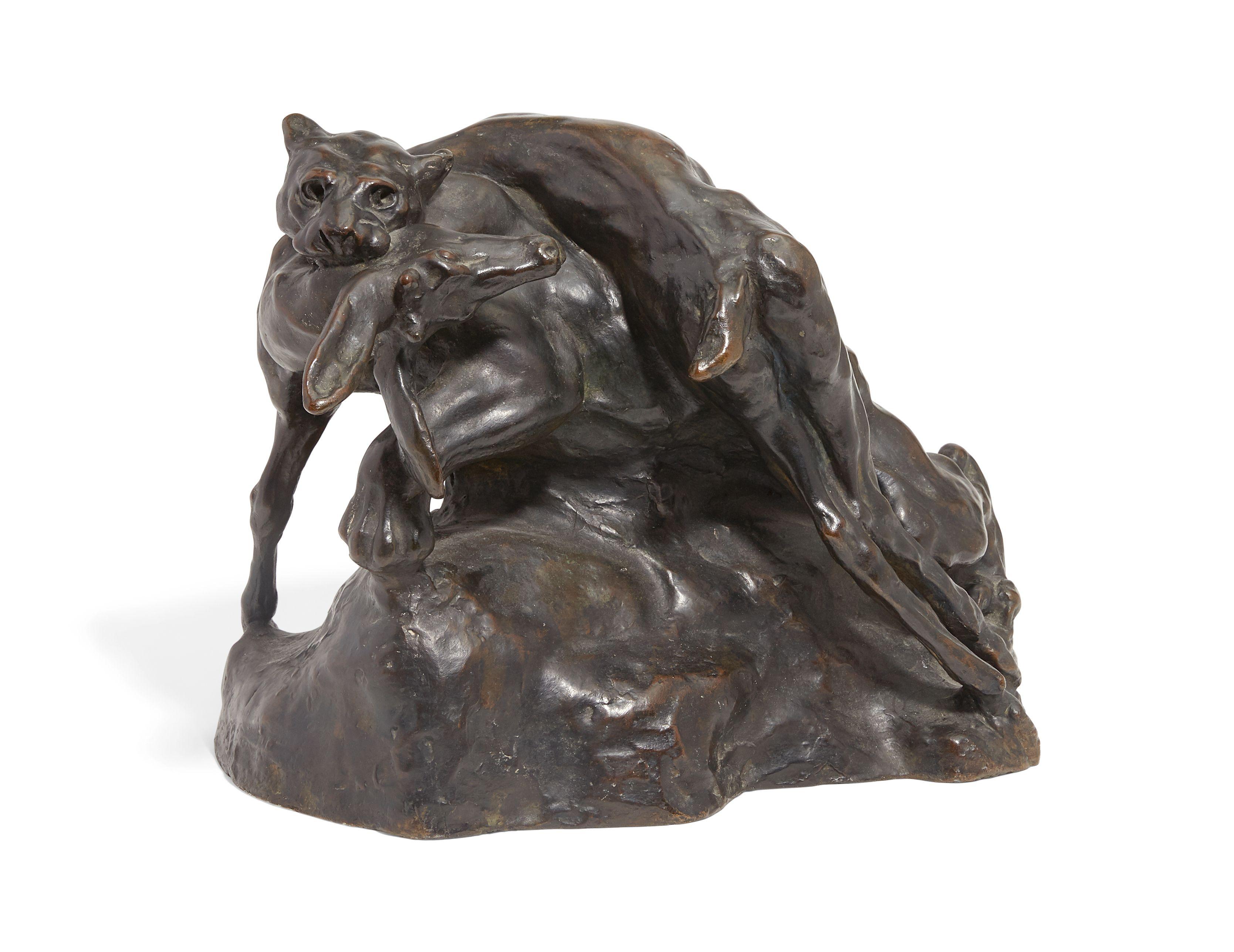 Arthur Putnam - Puma and Deer, or Puma Carrying Deer