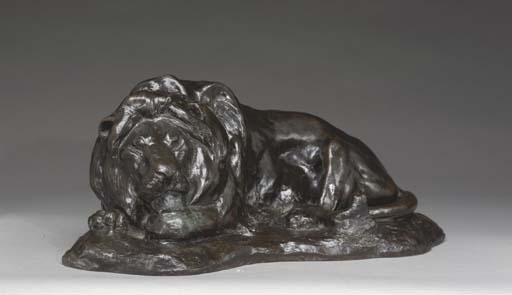 Arthur Putnam - \'Reclining Lion\'