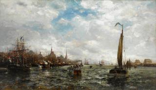 Arthur Quartley - The Queen\'s Birthday, May 24th, Port of New York