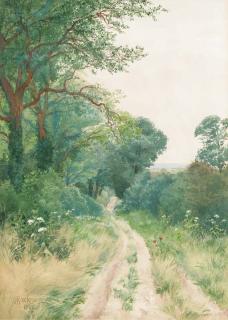 Arthur Rackham, R.W.S. - A Sussex lane