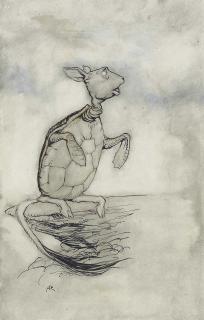 Arthur Rackham, R.W.S. - The Mock Turtle