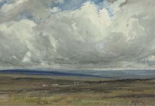 Arthur Reginald Smith, R.W.S., R.S.W. - A Breezy Day