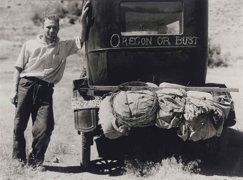 Arthur Rothstein - Vernon Evans, Migrant from South Dakota to Oregon, 1936