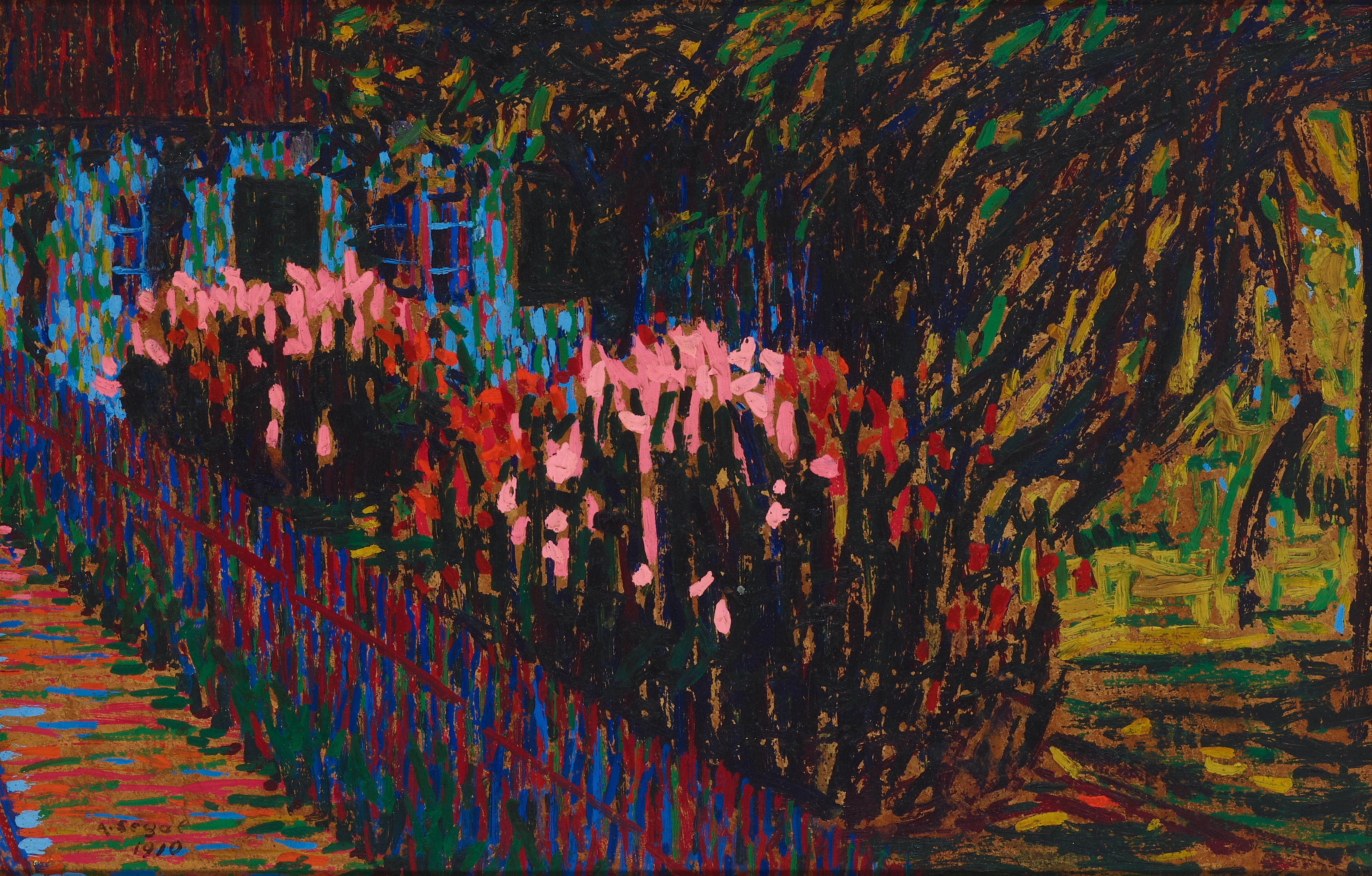 Arthur Segal - Blumen im Garten