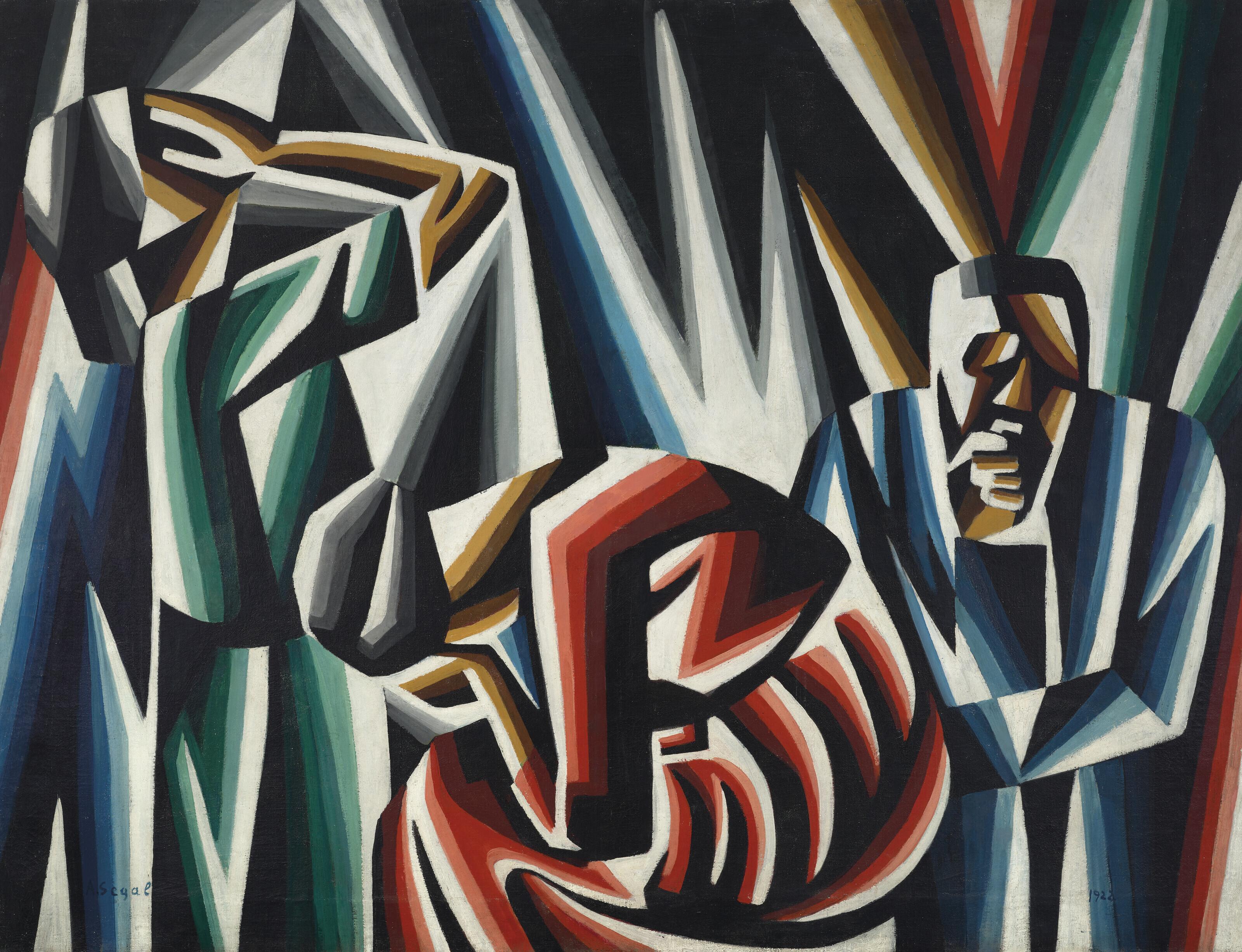 Arthur Segal - Drei Figuren