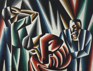 Arthur Segal - Drei Figuren