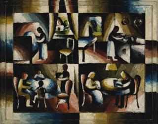 Arthur Segal - Häusliche Arbeit (Housekeeping)