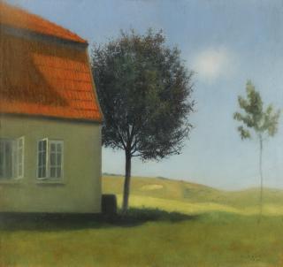 Arthur Segal - Haus Mit Baum - Blickpunkt (House With Tree - Focal Point)