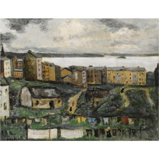 Arthur Segal - Romanian Village View