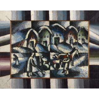 Arthur Segal - Schneeschipper (Snow Shovellers)