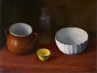 Arthur Segal - Stillleben - Schalen und Krug