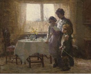 Arthur Spooner R.B.A. - A Letter From Father