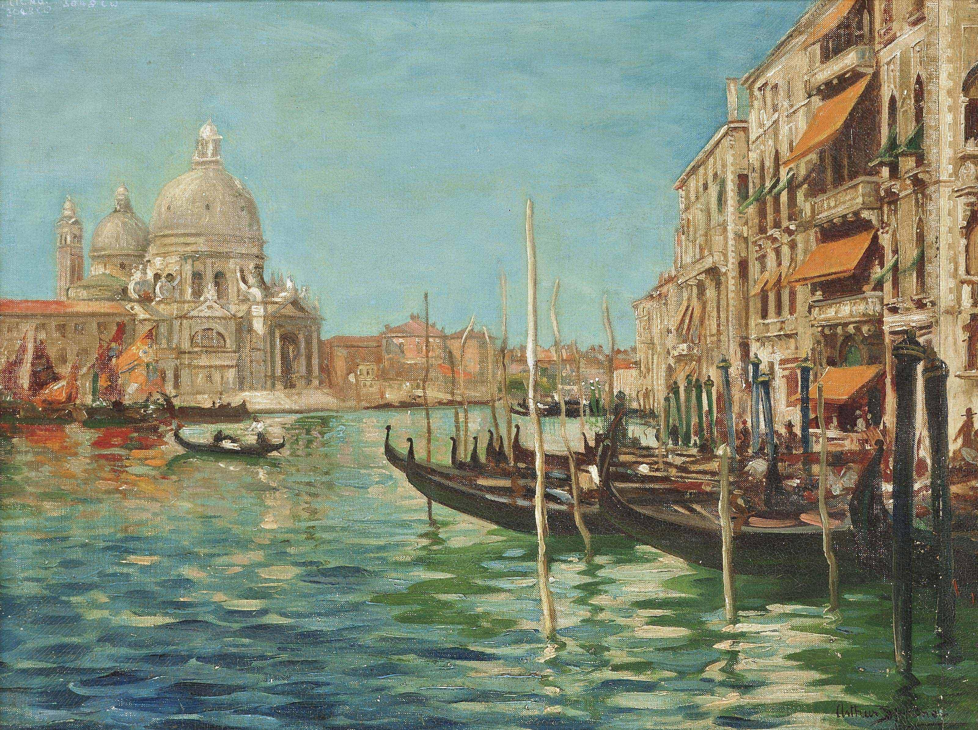 Arthur Spooner, R.B.A. - The Grand Canal, Venice