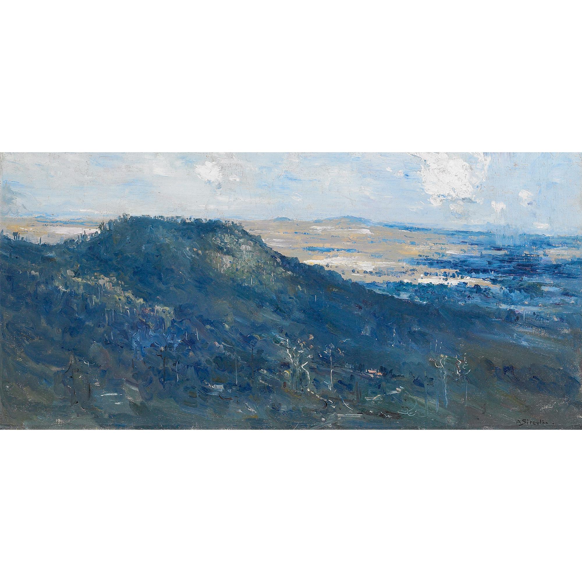 Arthur Streeton - Australian a View Of Mount Toorong