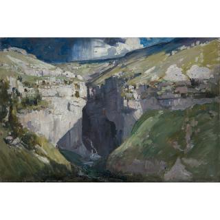 Arthur Streeton - Australian Goredale Scar (Sunny)
