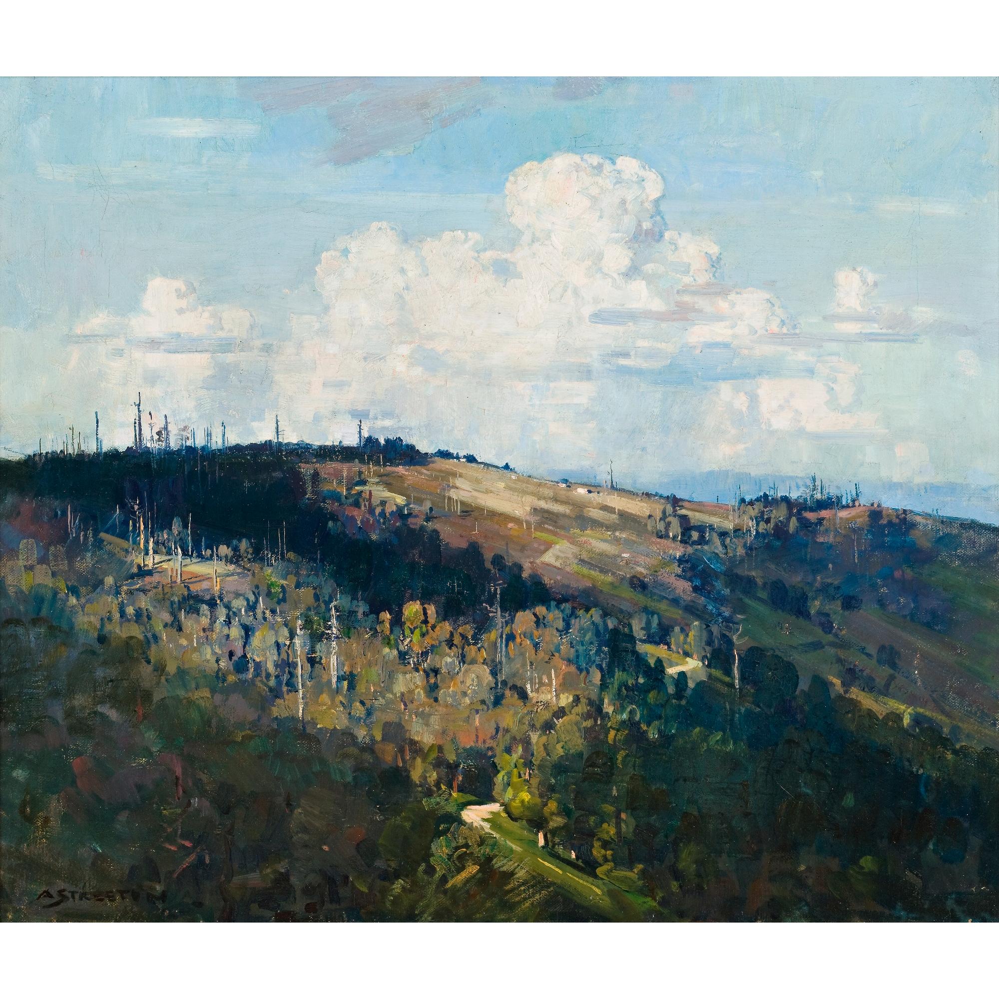 Arthur Streeton - Australian Mernda Hill