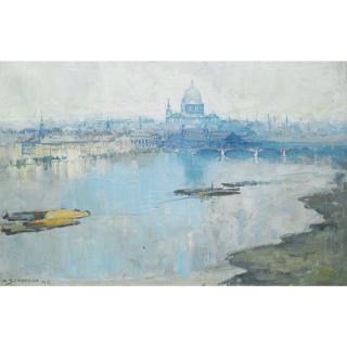 Arthur Streeton - Australian st Paul\'S And The River
