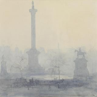 Arthur Streeton - Trafalgar Square, 1906
