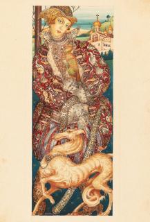 Arthur Szyk - Russisches Jagdmotiv