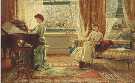 Arthur Trevor Haddon - Tea at the piano