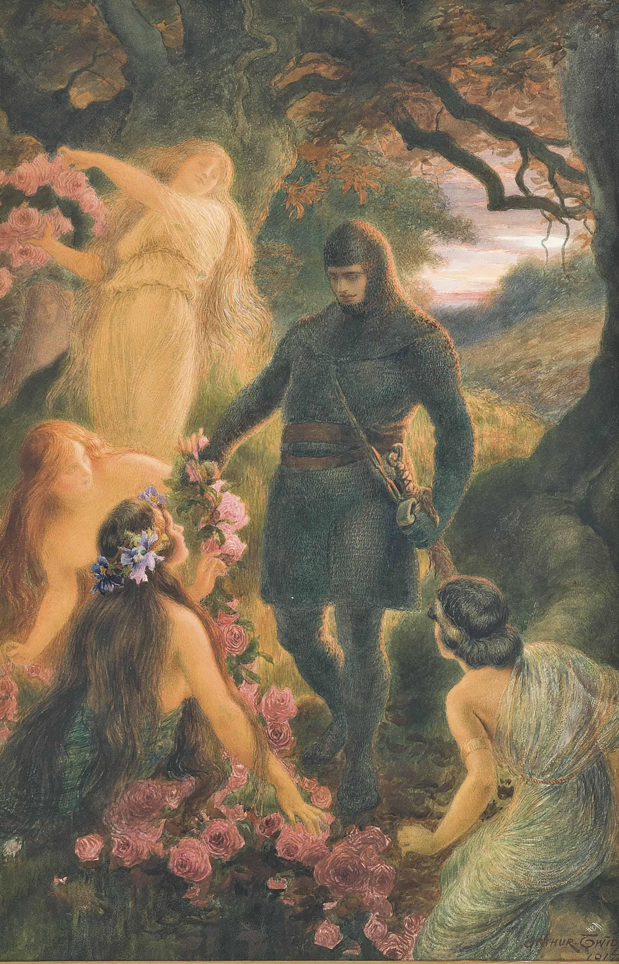 Arthur Twidle - The knight’s arrival