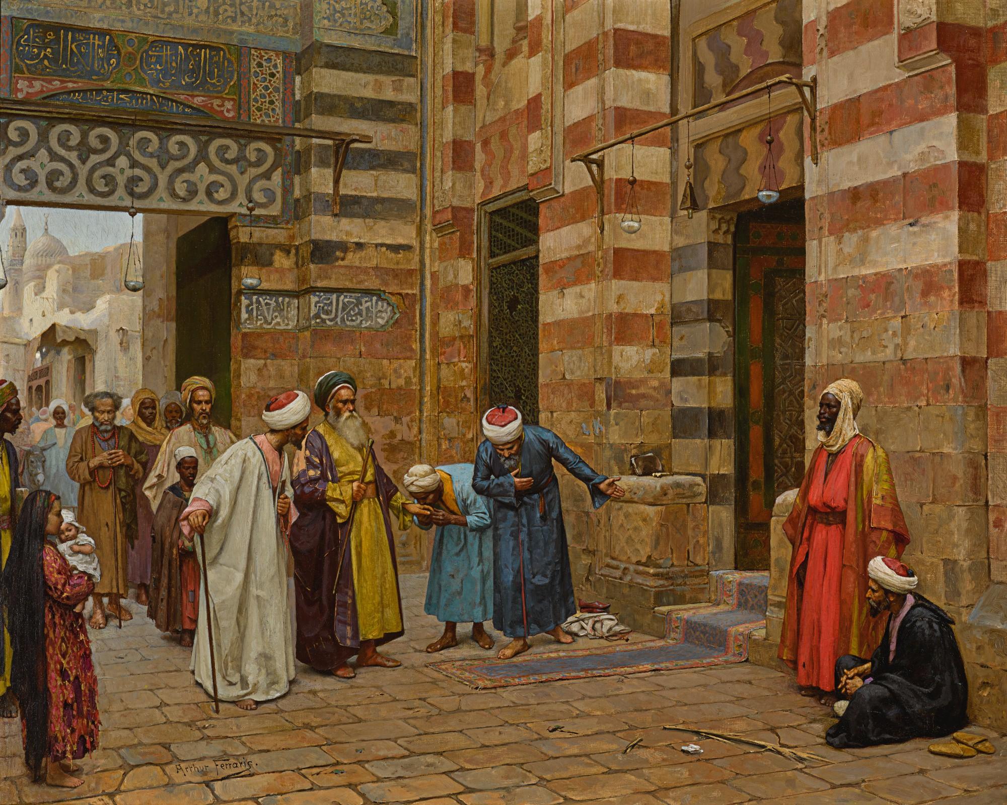 Arthur Von Ferraris - Arriving At The Mosque