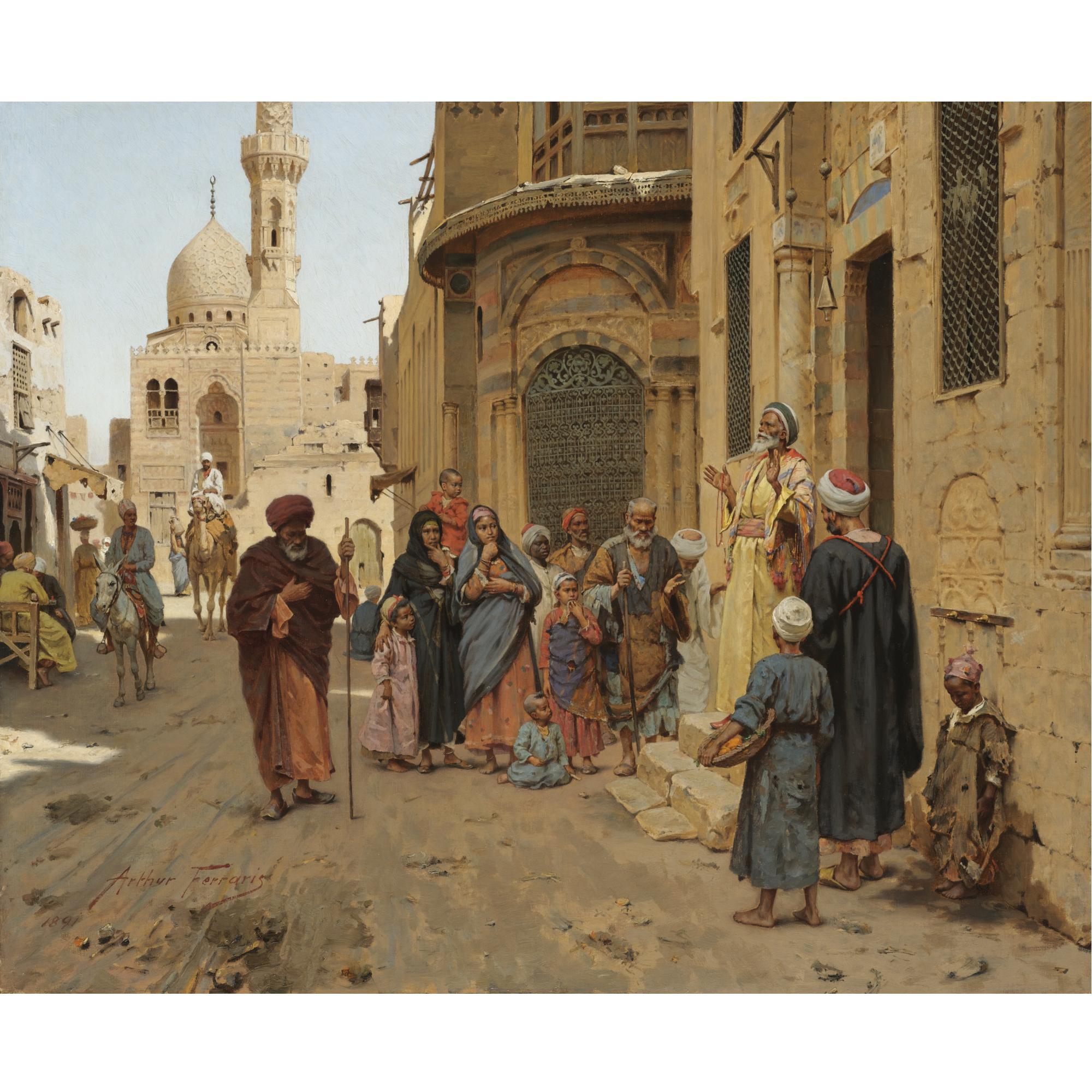 Arthur von Ferraris - Hungarian A Captive Audience, Cairo