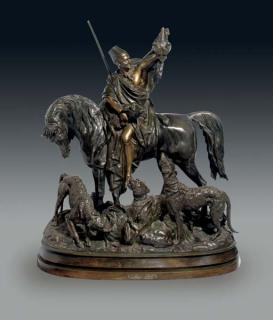 Arthur Waagen - Kabyle au retour de la chasse (A Kabyle returning from the hunt)