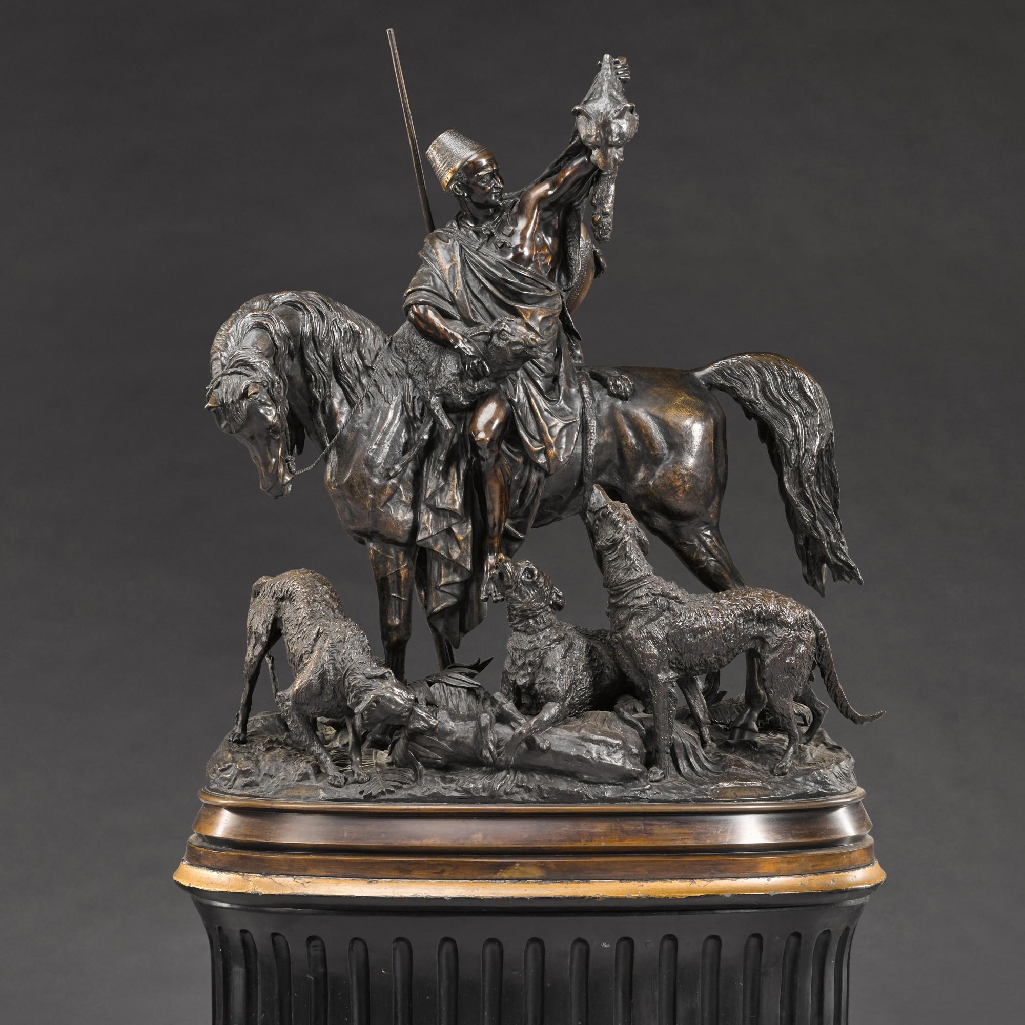 Arthur Waagen - Kabyle au retour de la chasse (The Berber Hunter)