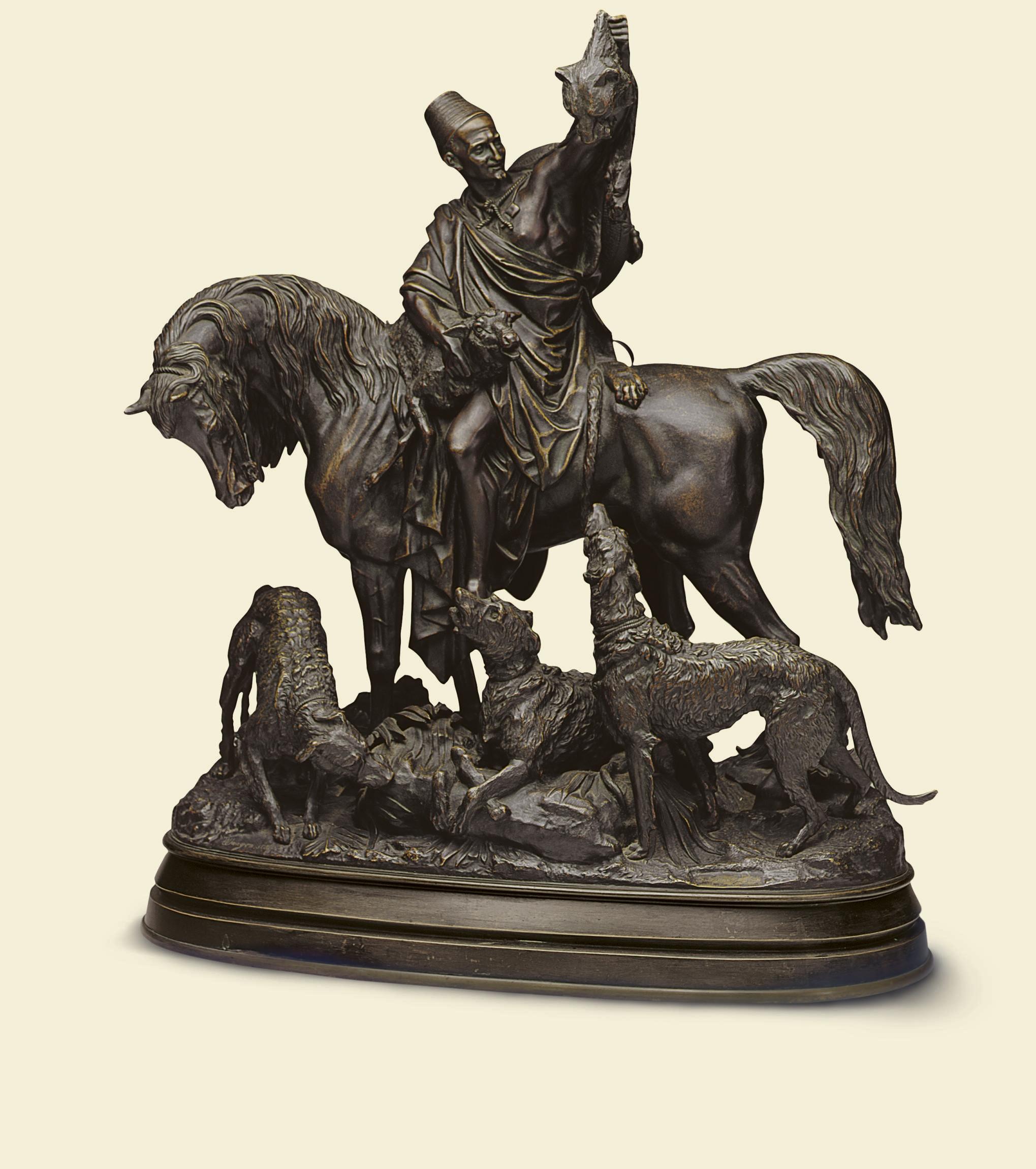 Arthur Waagen - Kabyle au retour de la chasse