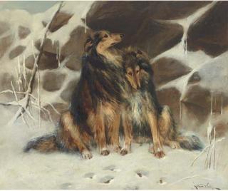 Arthur Wardle, R.I., R.B.C. - Lost In The Snow