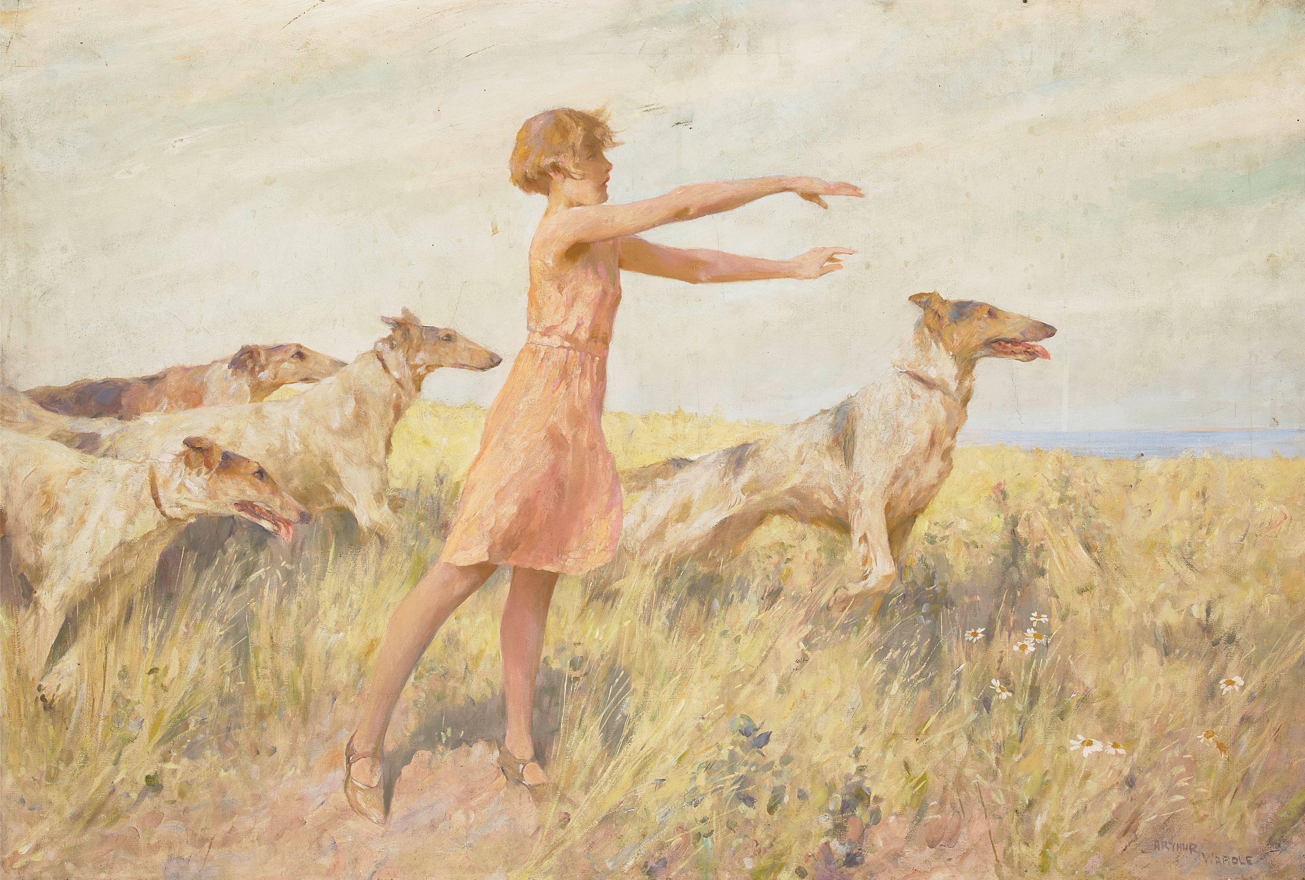 Arthur Wardle, RI - A game of fetch