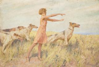 Arthur Wardle, RI - A game of fetch