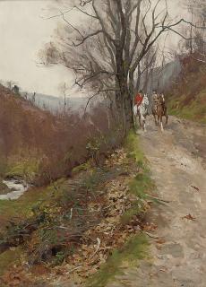 Arthur Wardle - Trotting to the meet