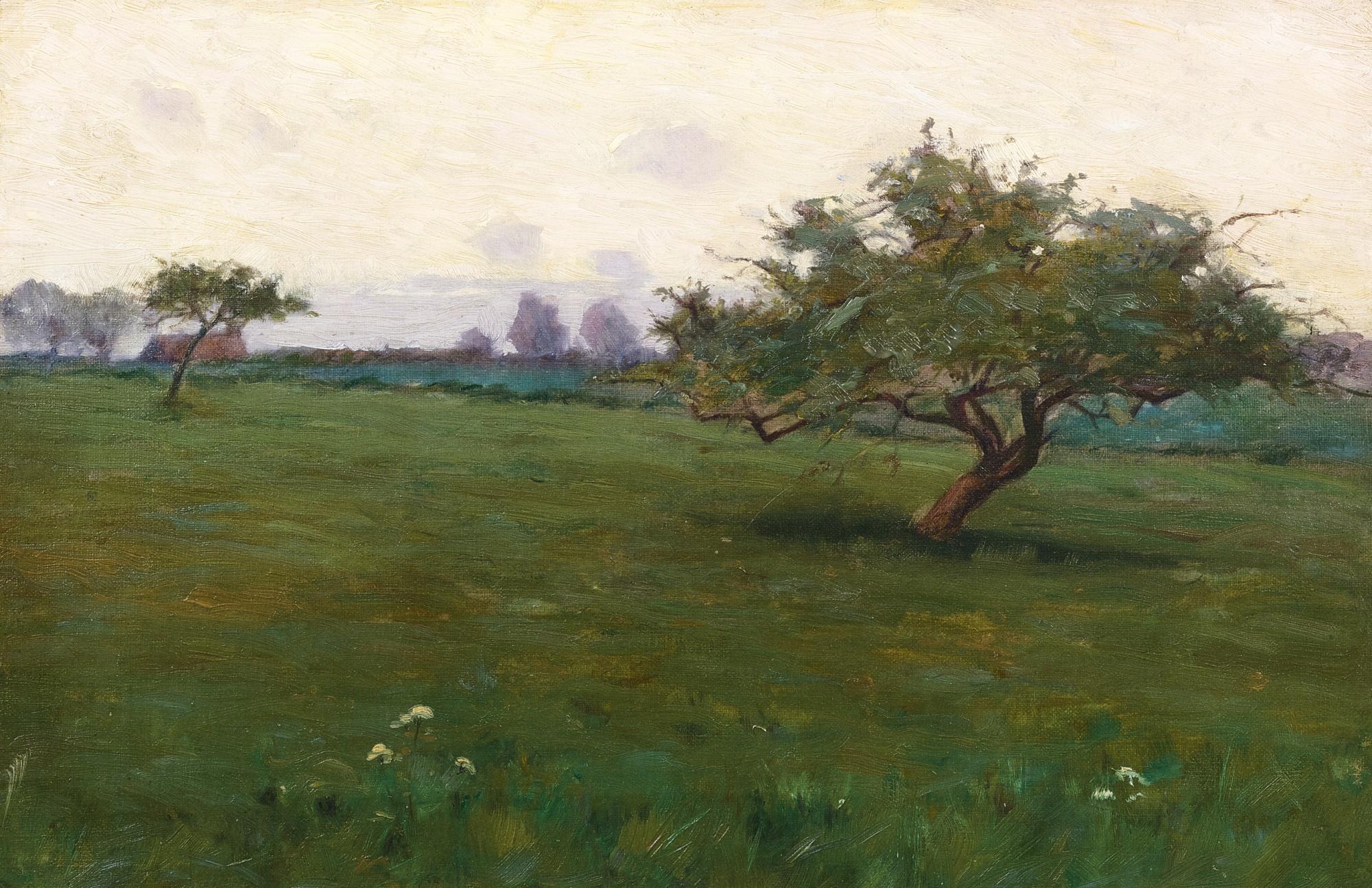 Arthur Wesley Dow - Study For \'A Field, Karlaouen\'