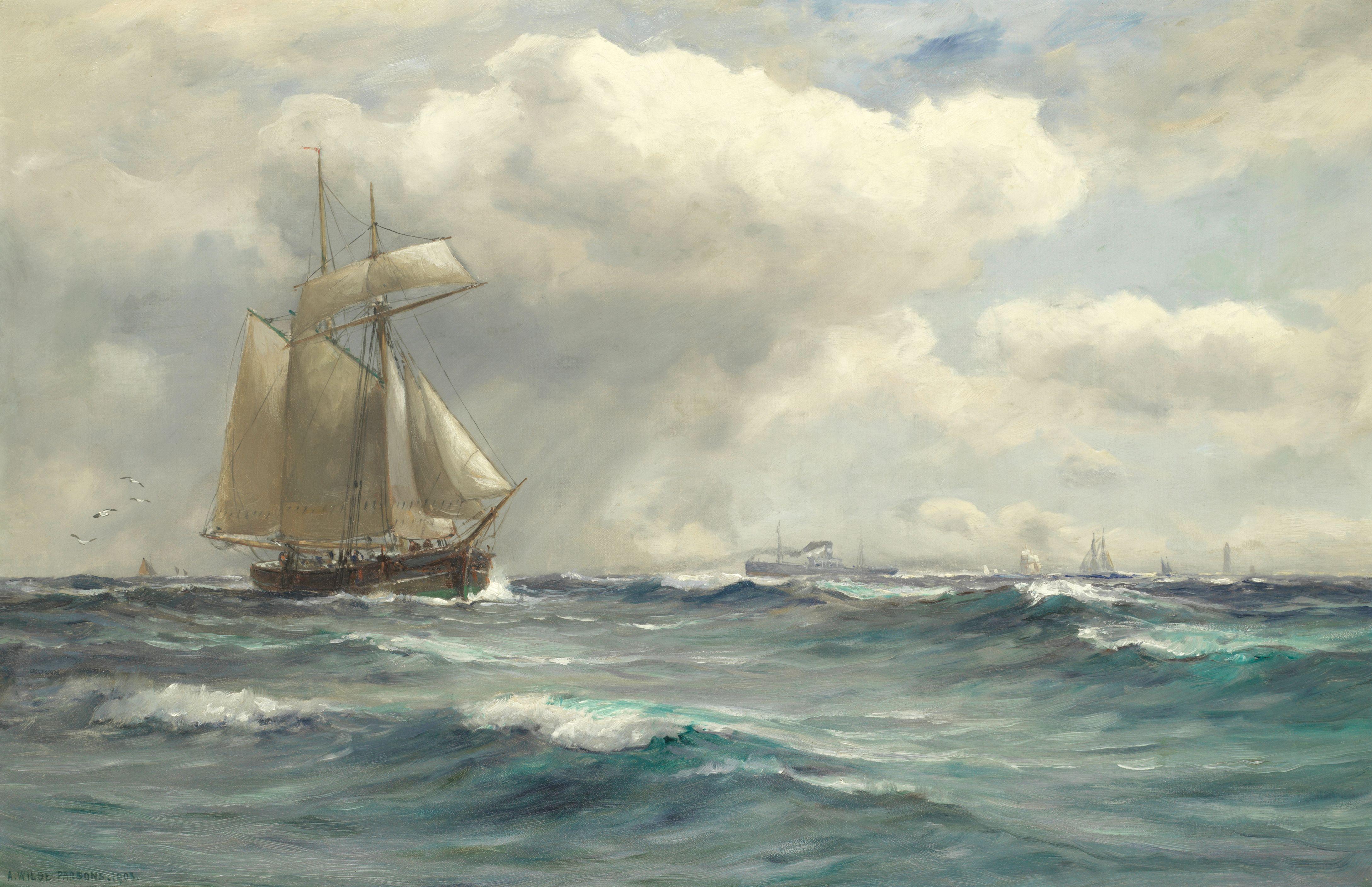 Arthur Wilde Parsons - Off The Eddystone