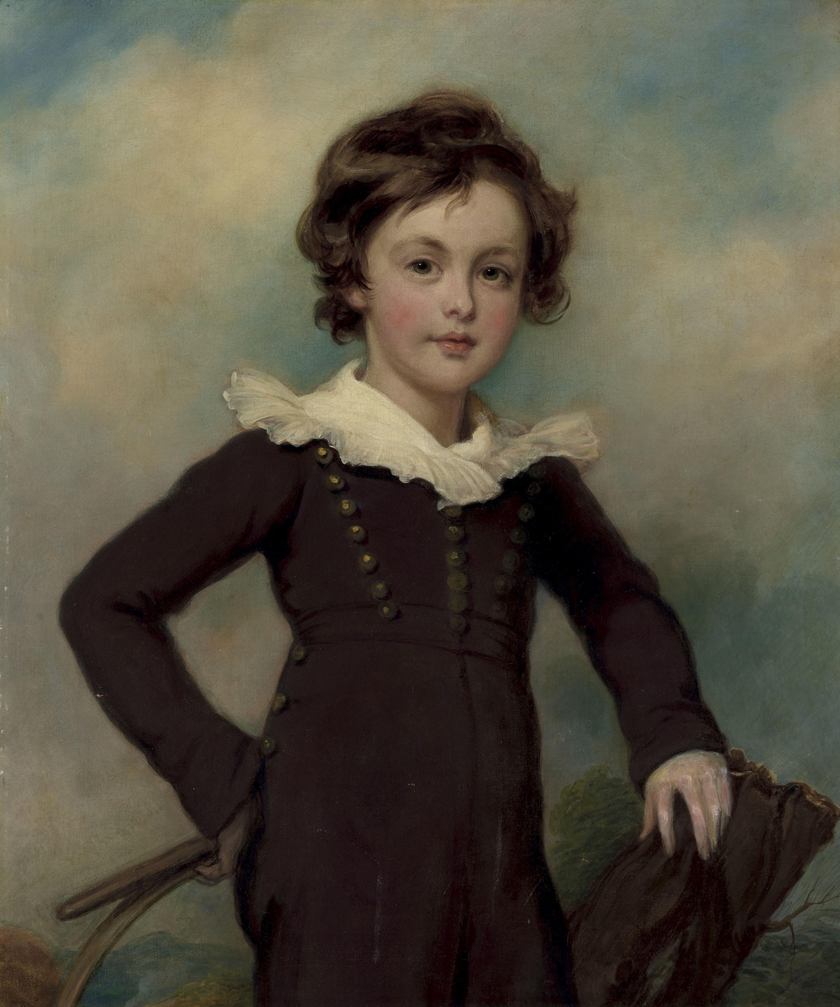 Arthur William Devis - Portrait Of Martin Farquhar Tupper (1810-1889), Half-Length