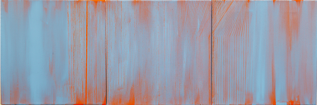 Anja Mamero - Orange Lightblue and Lines