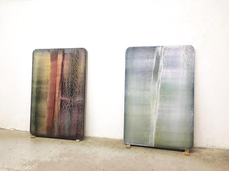 Frank Hinrichs - Utopischer Körper - Stele II/III