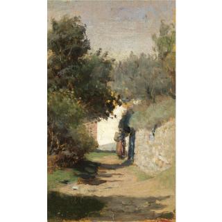 Arturo Faldi - Viottolo Di Campagna